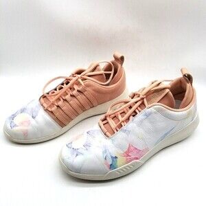 K-Swiss Women Gen-K Icon Sneakers Dusty Pink Floral Low Top 11